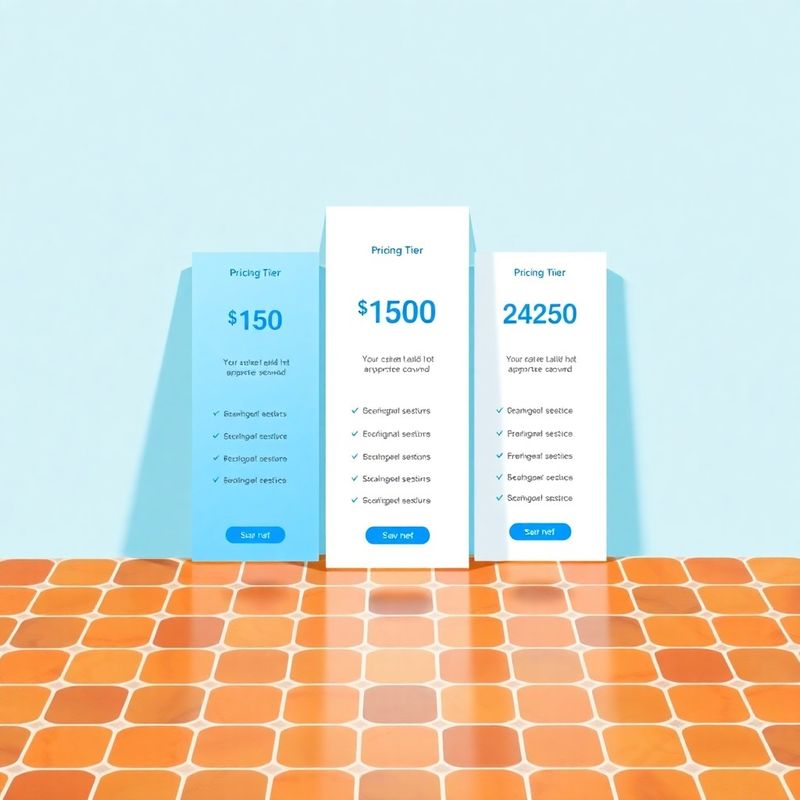 Tres tarjetas de planes de precios en gradiente azul